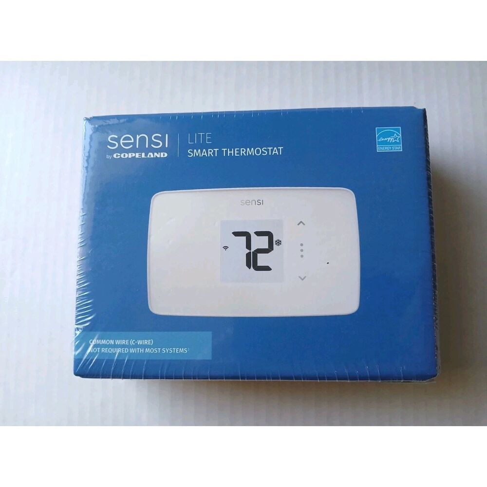 New Sensi Lite Wifi Thermostat For Smart Home White